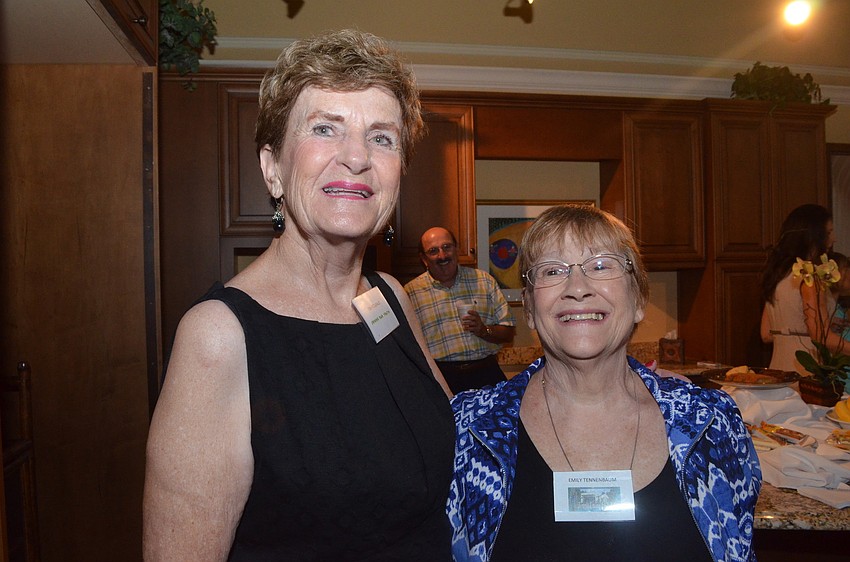 Tish FitzGerald of JOY and Emily Tennenbaum of Social Action Temple Emanuel