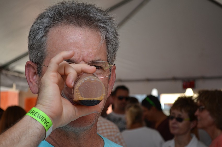 Scott Trefethen drinks Bourbon Barrel Stout from Anderson Valley
