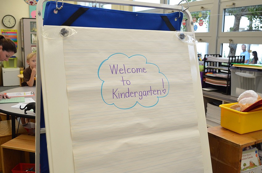 Valeria Zimathâ€™s kindergarten classroom.