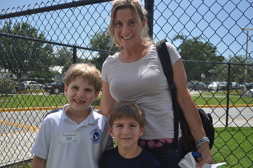 Melissa Mauro with sons Michael, 6, and Jonathan, 4.