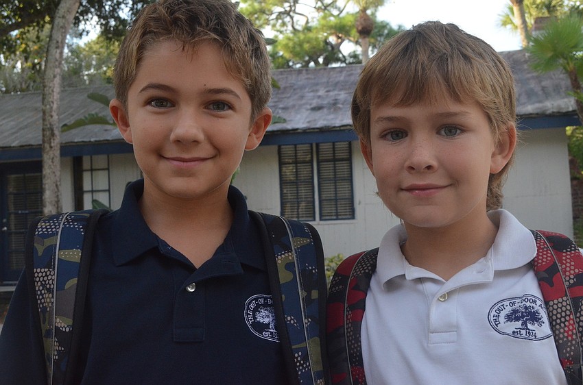 Max S., 9, is in fourth grade this year and his brother Sam, 7, is in second grade.