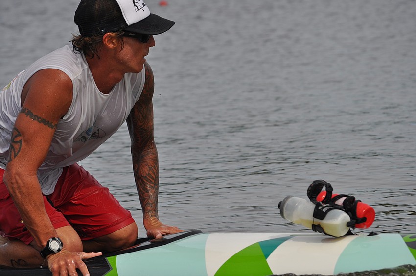 Marc Essig took in his finish.