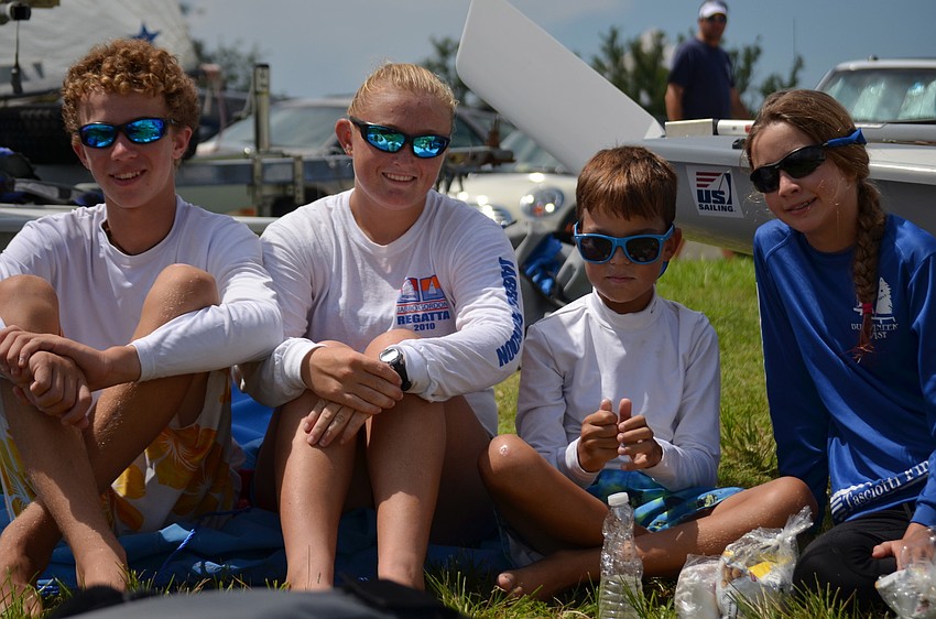 Alex Walk, Courtney Purcell, Patrick Walk and Sydney Monahan