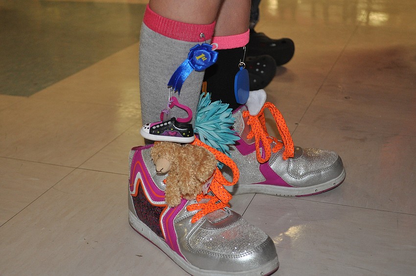 Isabelle Story wore her craziest socks