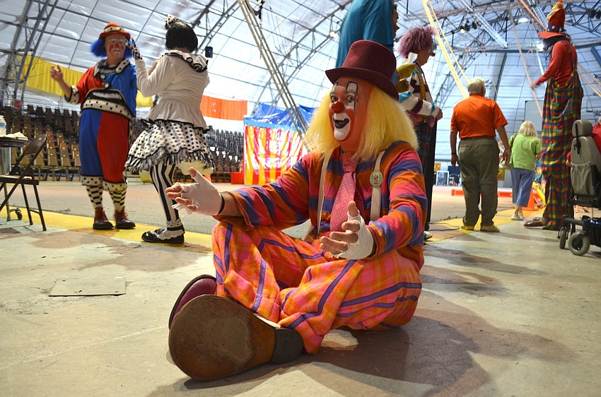 Barry Phillips, class of 1985 takes a breather.