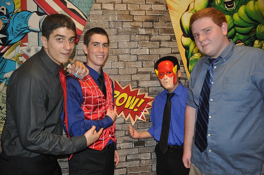 Seniors Logan Marshall, James Maurer, Kevin Tran and Joseph Spivey