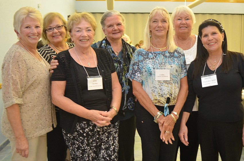 Kathleen Neudorfer, Arline Napiecek, Anne Flinter, Ingrid Wishlewski, Carol Hammer, Gerri Nagle and Diane Monaghoun