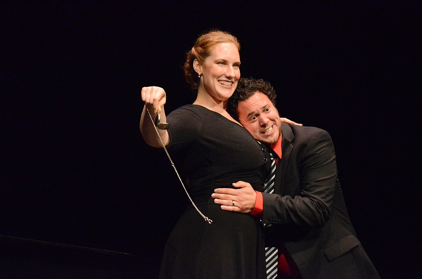 Sarasota Opera's Jennifer Townshend and John Jergens perform a preview of 