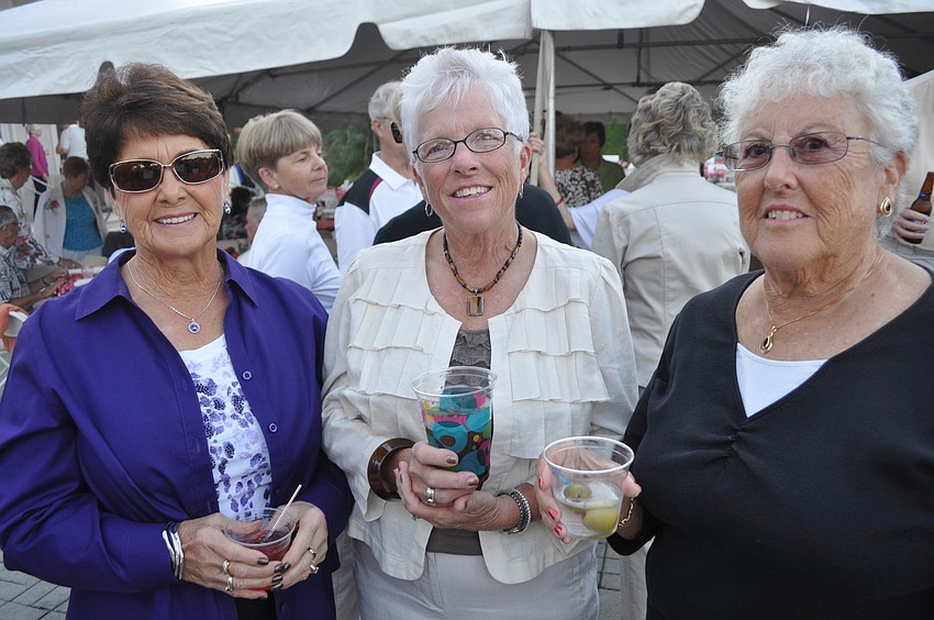 Carol Wilhelm, Jackie Demerly and Diane Weissenberg enjoy the people the most at Rosedale.