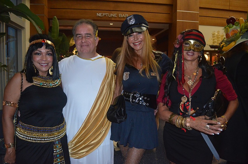 Aida and Paul Gilroy with Patricia Driessen and Nancy Olevson