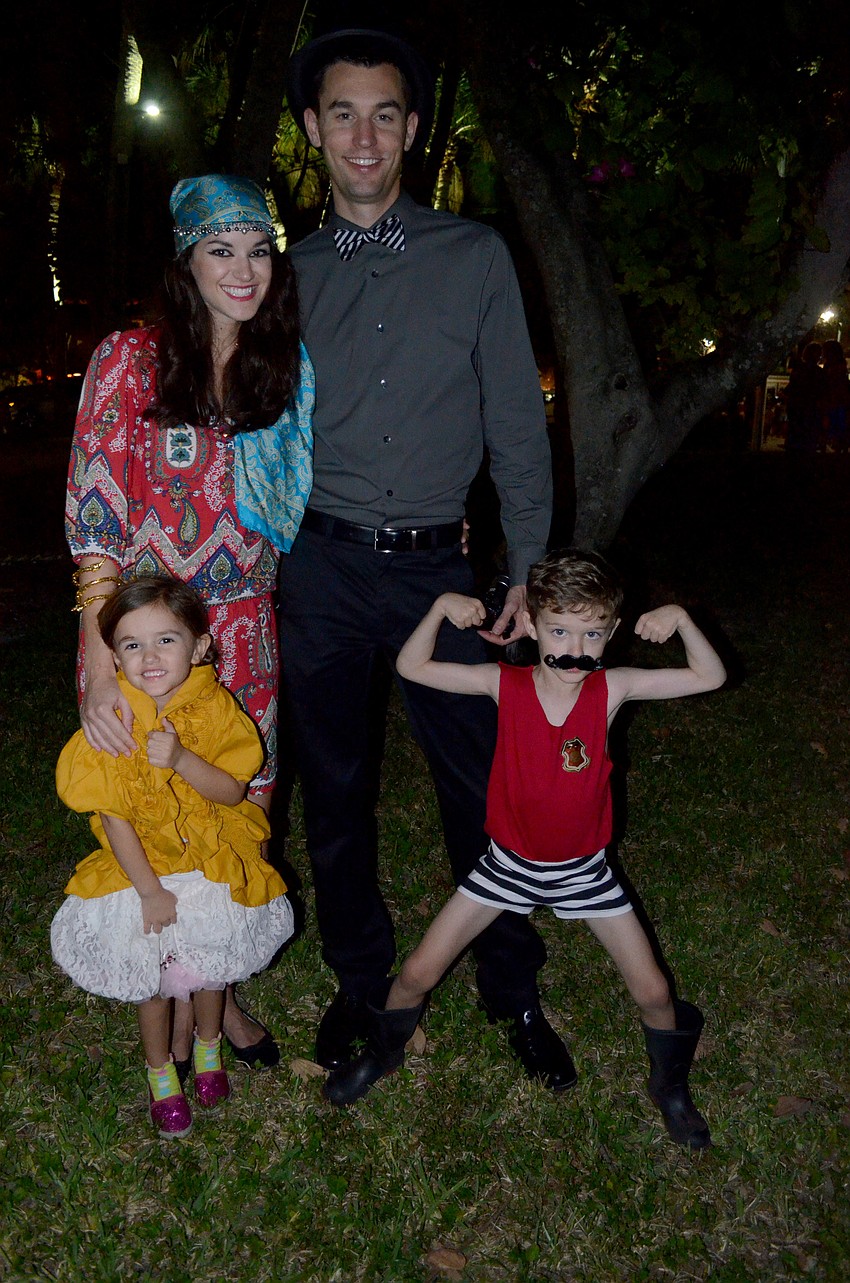 Nicole and Zach Reich with their children, Marley and Boston