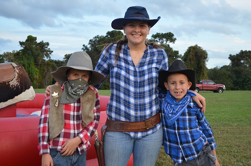 T.J. and Jordan Urvan with Julian Hervieux