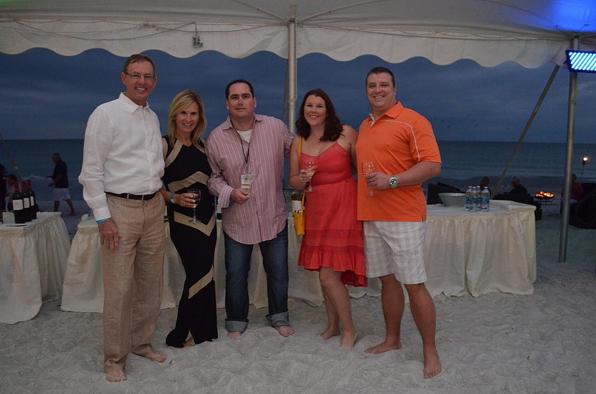 Mike Gowan, Trish Hutson, Matt Cannon, Fiona Farrell and Terry Messex