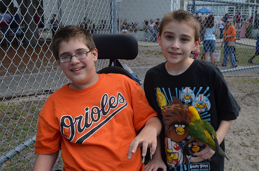 Seth and Noah Morano with Coocoo