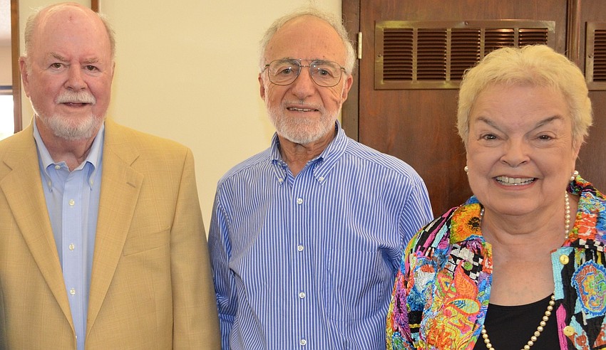 Pat Webb, Tom Thomas and Joan Colwell