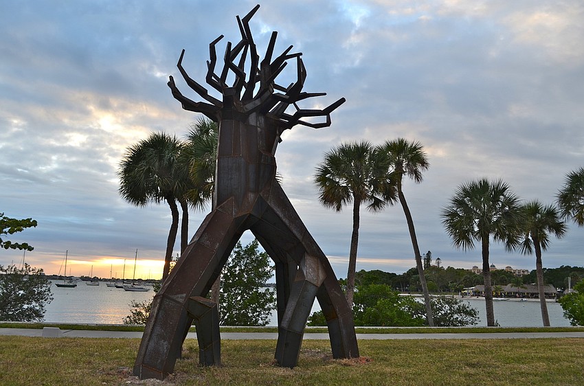 Sarasota-based artist Richard Herzogâ€™s piece