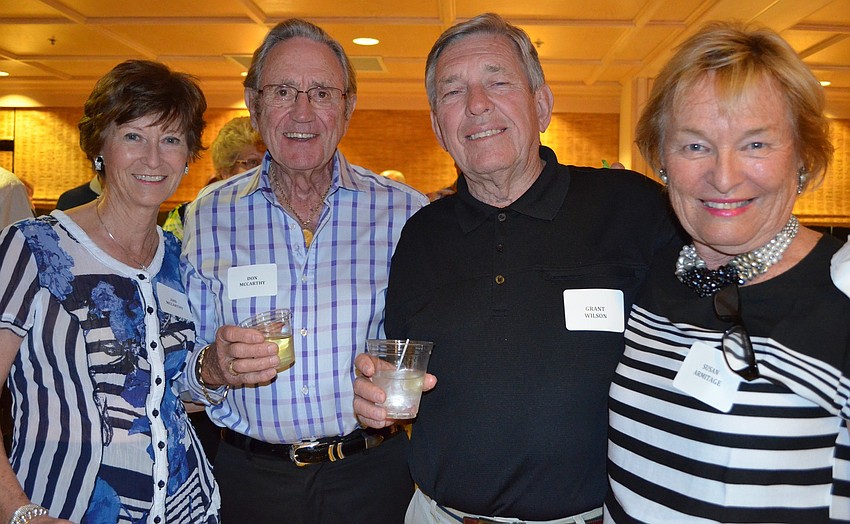 Ann and Don McCarthy with Brent Wilson and Susan Armitage