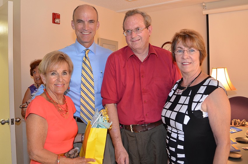 Bunny Skirboll, Edward Carraway, Loring Smith and Kathy Maybee