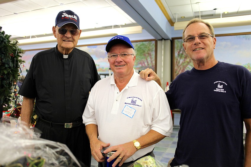 The Rev. Edward Pick, Dave Carter and Jim McGuire