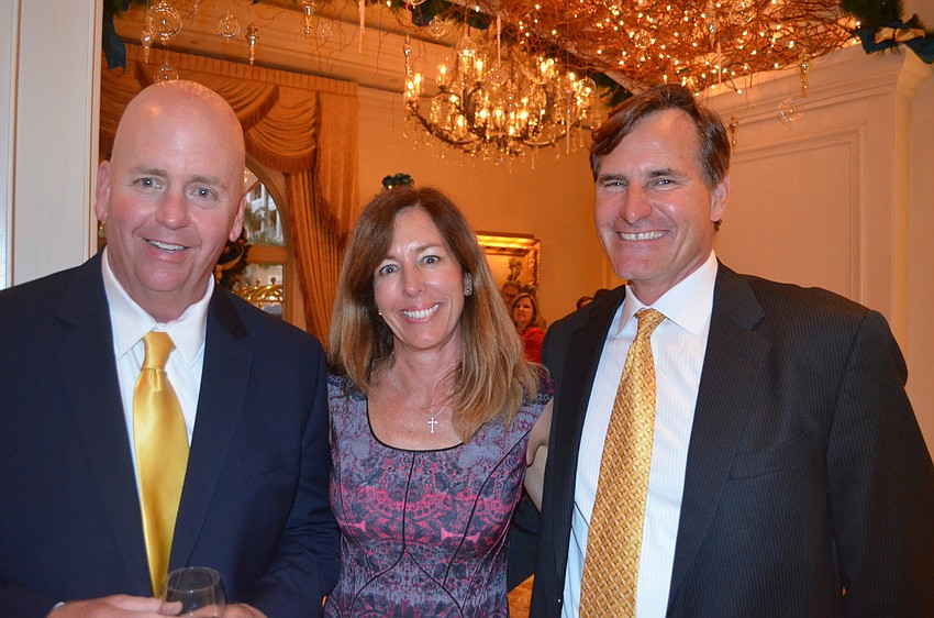 Mayor Shannon Snyder wth Tammy and Mike Taaffe