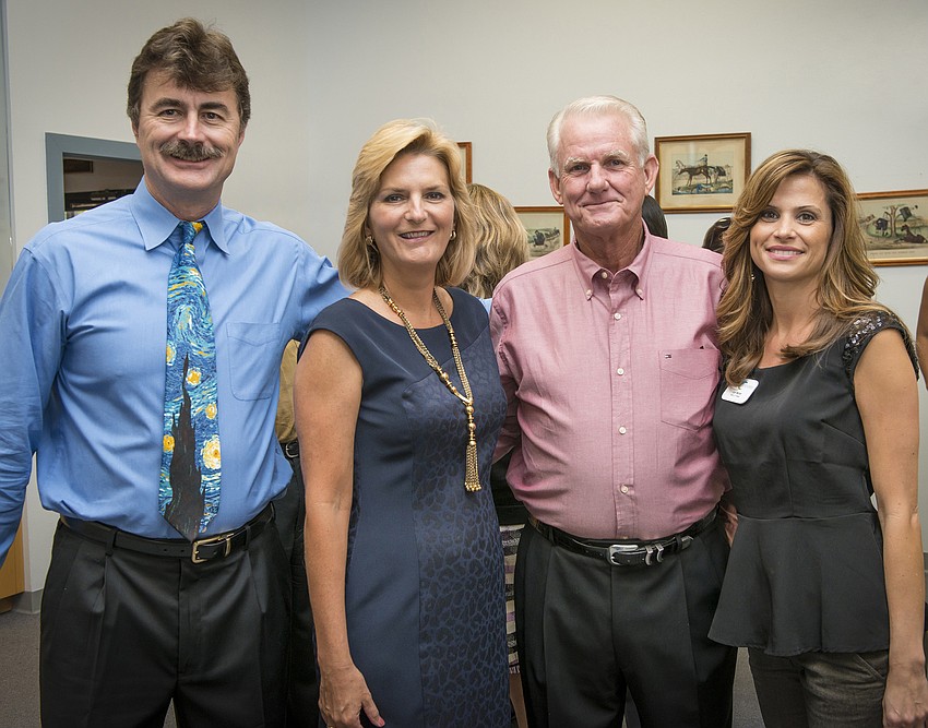 Dr. Michael Probstfeld (Dr. Carol F. Probstfeldâ€™s brother) and SCF President Dr. Carol F. Probstfeld; Rick Hager, SCF trustee and president of Goodwood and Stone Builders LLC; and Lori Moran, SCF trustee and owner of Anthony Sophia LLC.