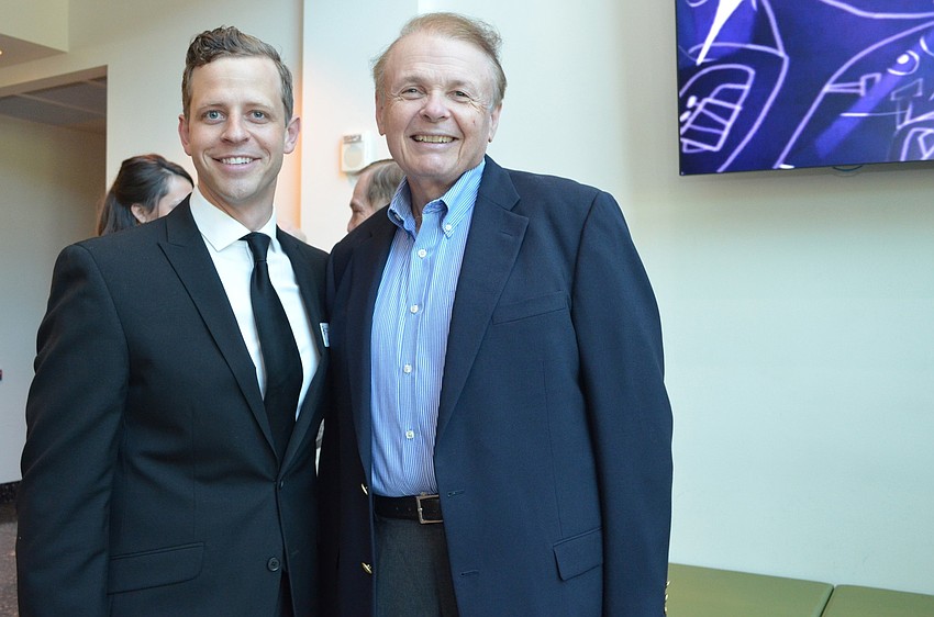 Executive Producer Tony Stopperan and Ringling College of Art + Design President Dr. Larry Thompson