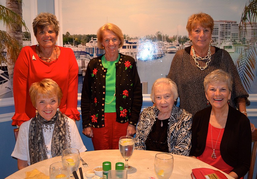 (Sitting) Joyce Mazurek, Helen Ambrose and Clarise Pellegrino (Standing) Maggie Edger, Jan Darvin and Beth Waldman