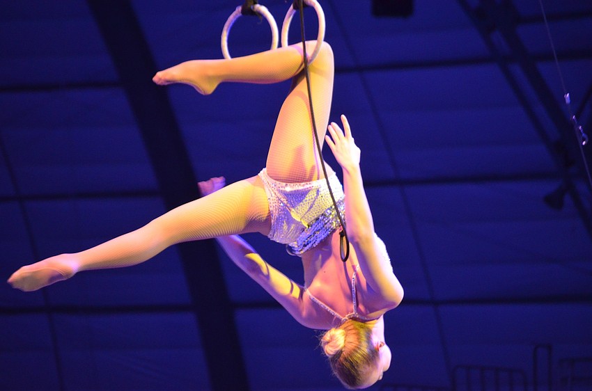 A Sailor Circus Trapeze Aritst