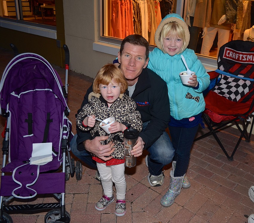 The Kruse family â€” Ashby, 2, Jim and Jordyn, 6.