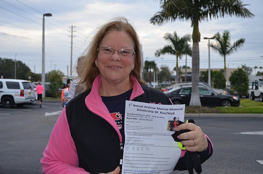 Sandi Clark-Martin walked the race and plans on walking throughout the year.