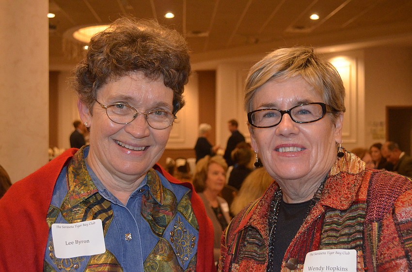 Lee Byron and Wendy Hopkins