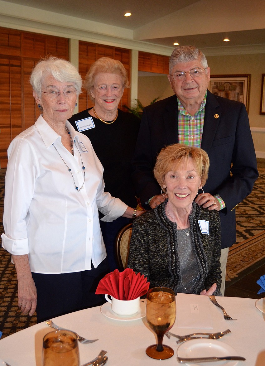 Catha Abrahams, June Ansorge, Joseph Levine and Mary Zuckerbraun