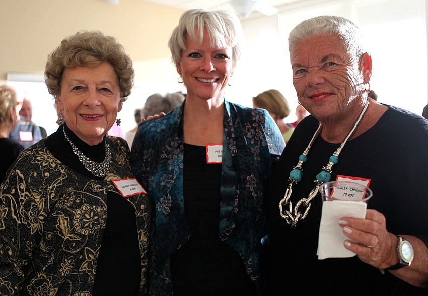 Agnes Forcht, Pat Risner and Shirley Schneirov