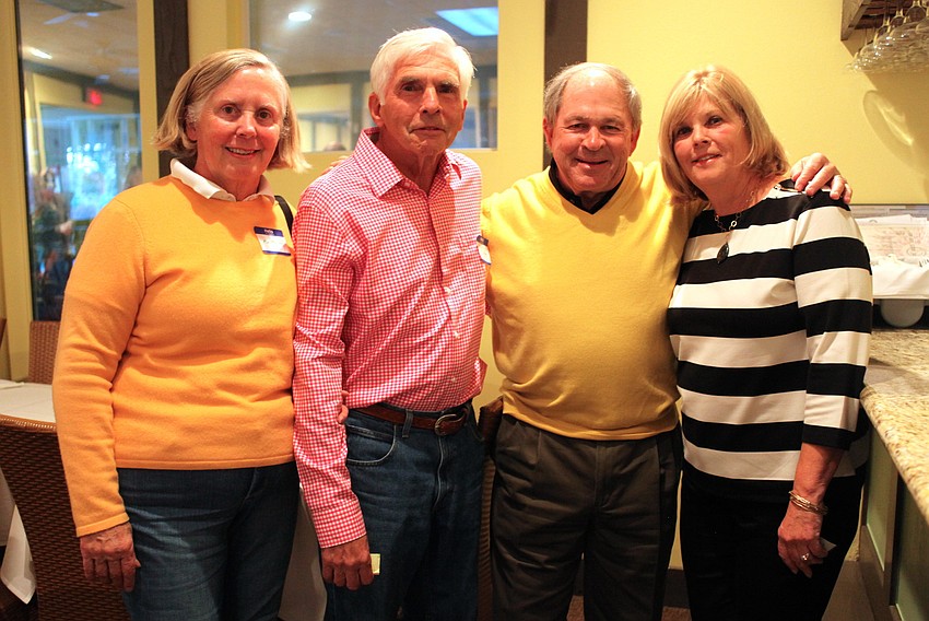 Mimi and Brett Hellman with Jim and Cheryl Viera