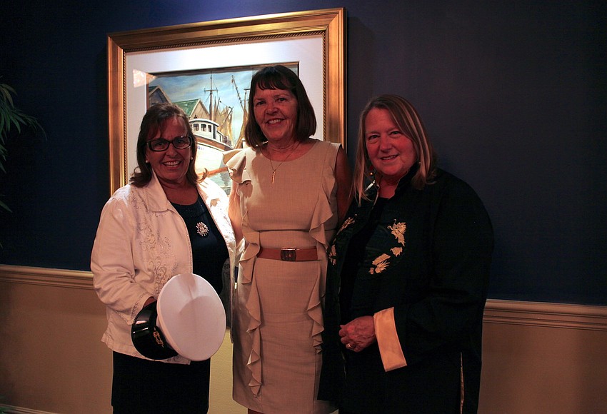 Vice Commodore Carole Zicherman, Kathy Sever and Barbara Janssen