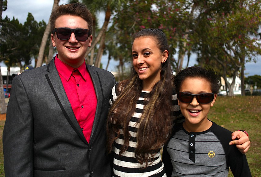 Cyrus Nock with Noemi and Elan Espana