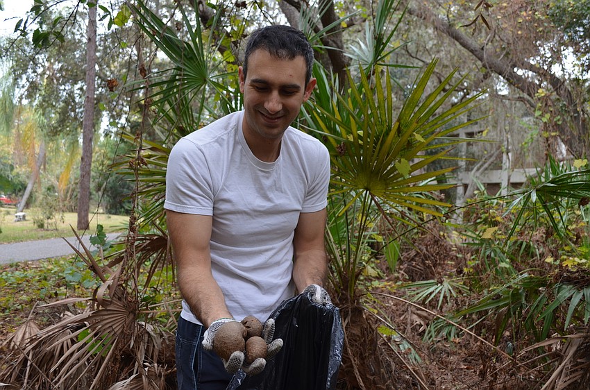 Andrew Georgiadis hopes his efforts will help maintain the forest for his children.