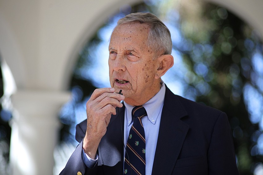 The Rev. Charlie Shook spoke of Marshâ€™s compassion and friendship. â€œFor as long as I live, this will be my home. And for that, I will be grateful to Jim Marsh.â€