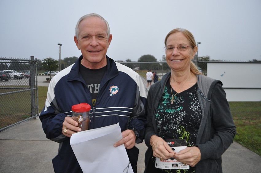 Ron and Maureen Hirst support their grandson, Ryan Hirst.