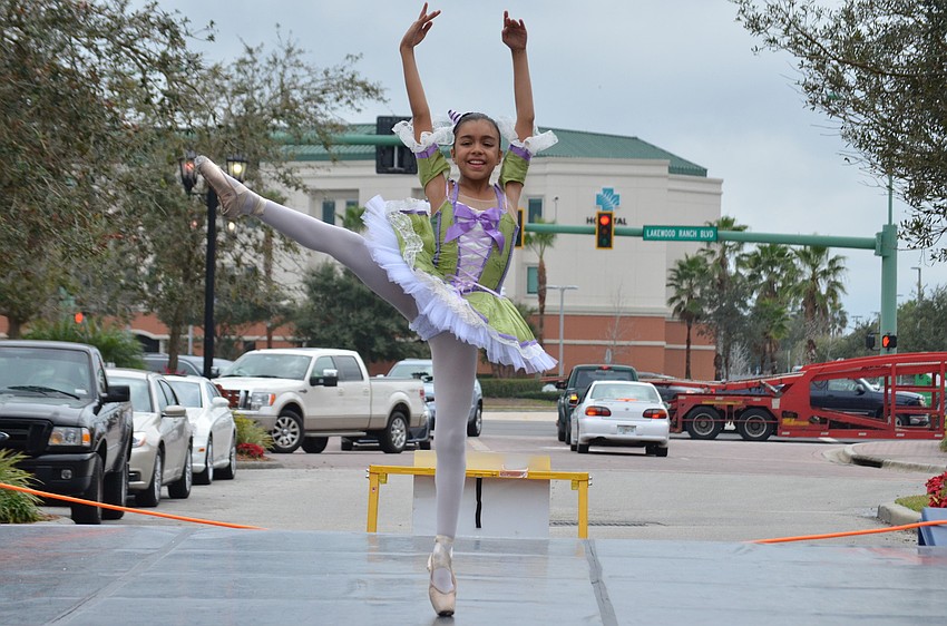 Emely Fernandez performs with School of Russian Ballet