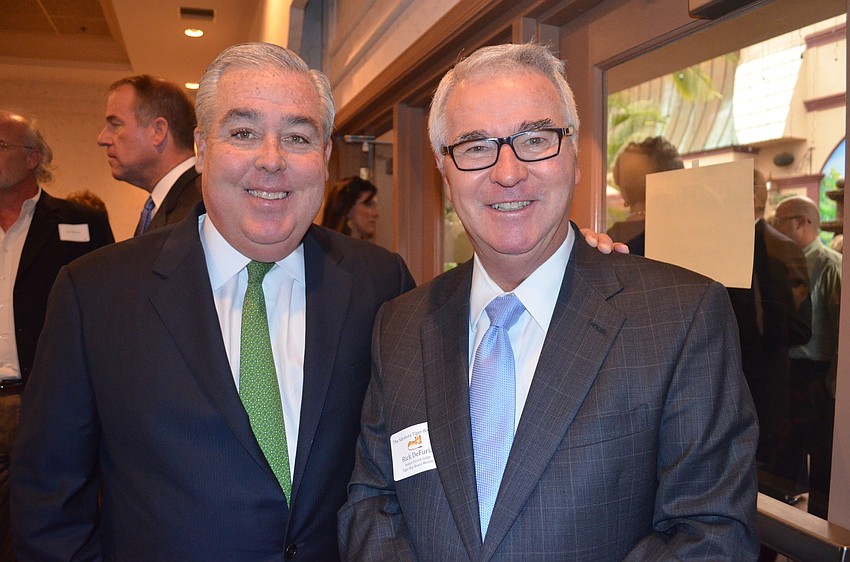 John Morgan, of Morgan & Morgan, and Judge Rick De Furia