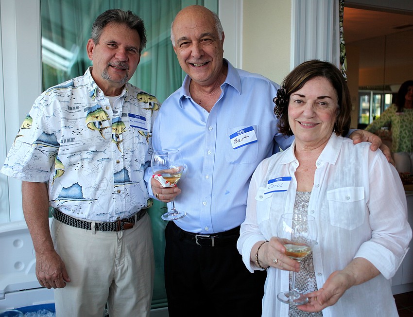 Al Neumann with Bart and Carol Basi