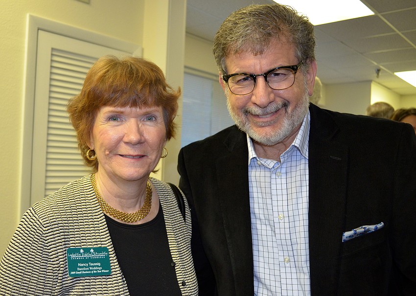 Nancy Taussing, Barefoot Weddings, and Marc Mannino, Elegant Entertainment