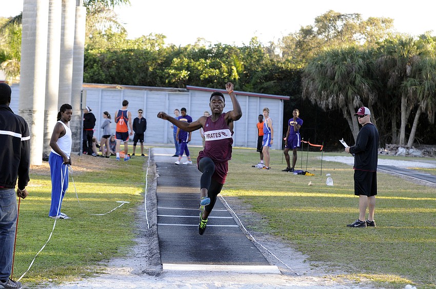 Braden Riverâ€™s Ahmad Dunbar finished third in the triple jump.