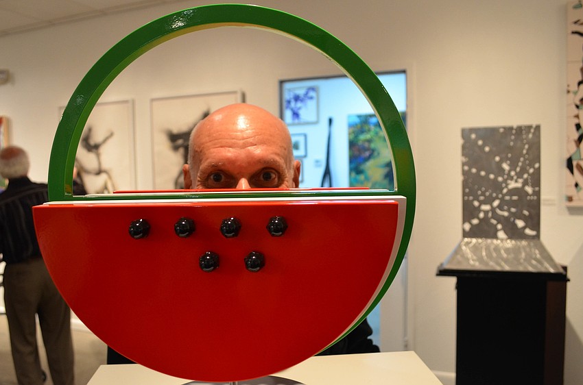 Jorge Blanco and his piece 