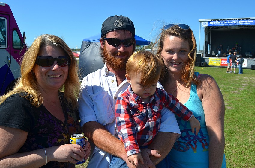 Chrstine Manning, Corey Winters, Nicole Gettinger and Wesson Winters, 6 months.