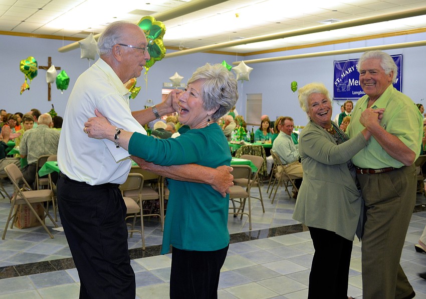 Couples dance throughout the night to Patsy and Majella.