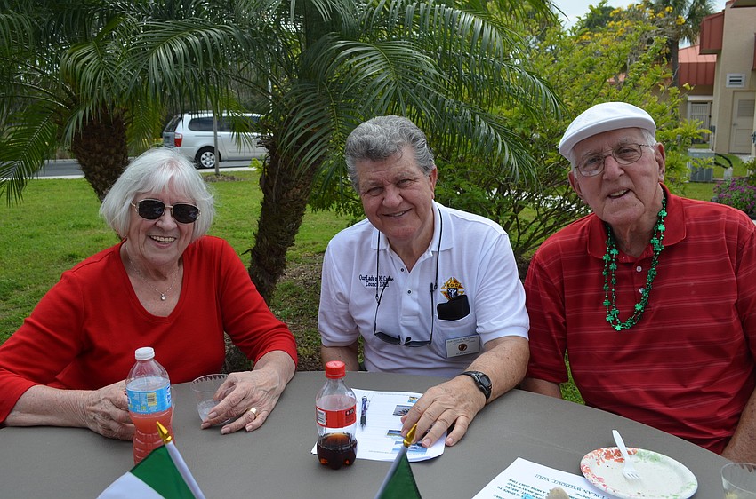 Louise Hetlinger with Alan Kerr and John Hetlinger