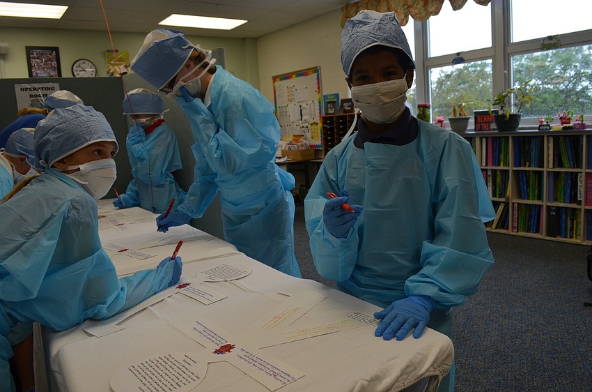 Dr. Fabeo Ortega takes a break from operating.