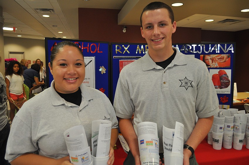 Elena Quintana and Kyle McPeeks are a part of the Manatee County Sheriffâ€™s Office Explorer program.